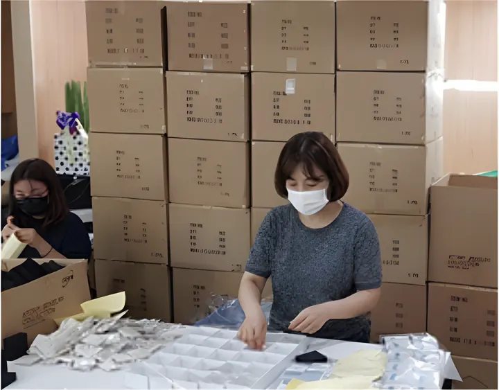 각종 상품 검품 작업